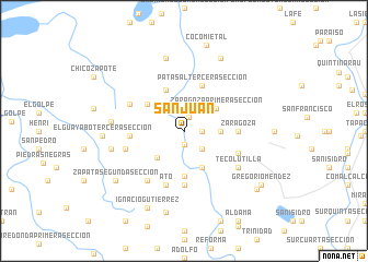 map of San Juan