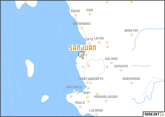 map of San Juan