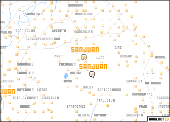 map of San Juan