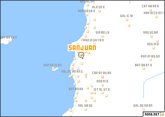 map of San Juan