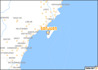 map of San Juan