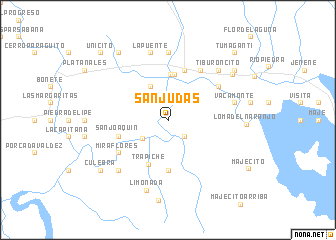 map of San Judas