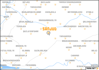 map of Sānjūd