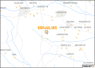 map of San Julián