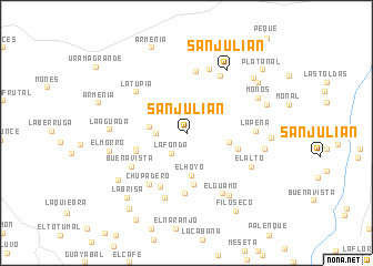 map of San Julián