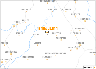 map of San Julián