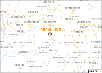 map of San Julián