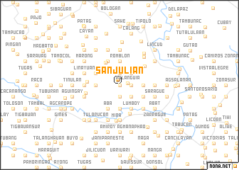 map of San Julian