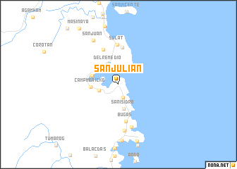 map of San Julian