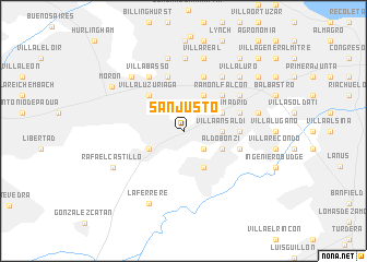 map of San Justo