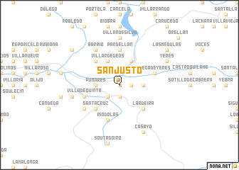 map of San Justo