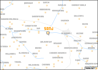 map of Sanj