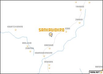 map of Sankadiokro