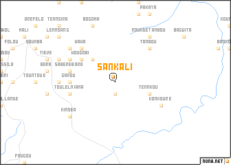 map of Sankali