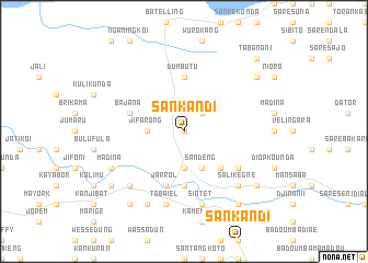 map of Sankandi