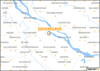 map of Sankardaha