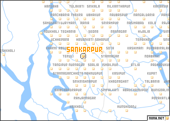 map of Sankarpur