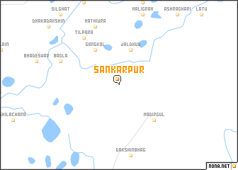 map of Sankarpur