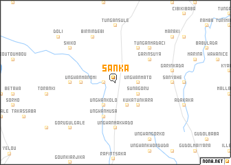 map of Sanka