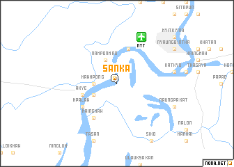 map of Sanka