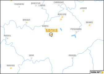 map of Sanke