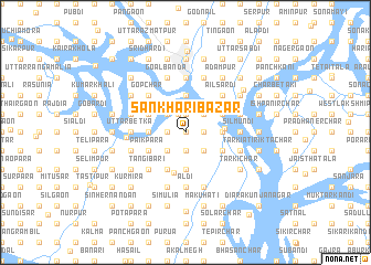 map of Sānkhāri Bāzār