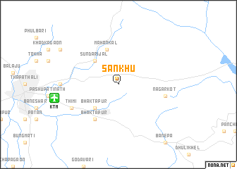 map of Sānkhu