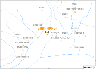 map of Sankhvāst