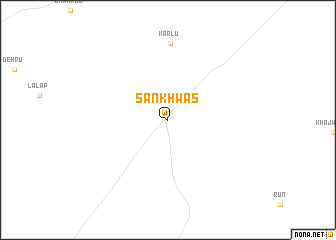 map of Sankhwās