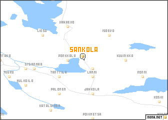 map of Sankola