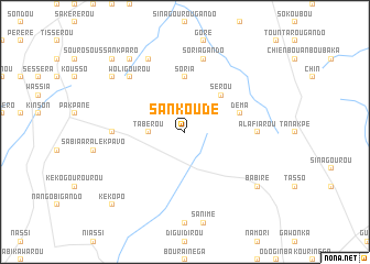 map of Sankoudé