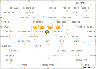 map of Sankoundougou