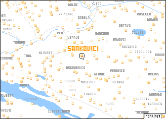map of Sankovići