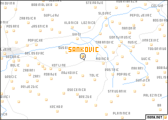 map of Sanković