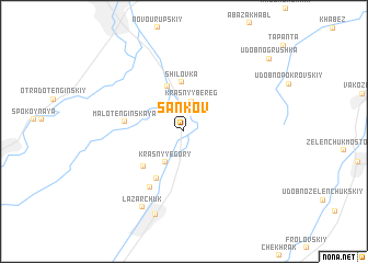 map of San\