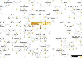 map of Sankt Alban