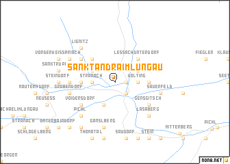 map of Sankt Andrä im Lungau