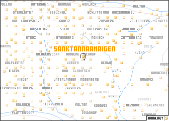 map of Sankt Anna am Aigen