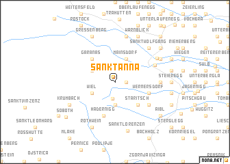 map of Sankt Anna