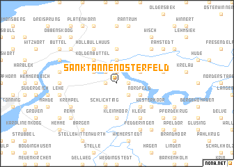 map of Sankt Annen-Österfeld