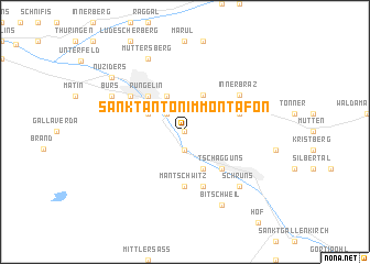 map of Sankt Anton im Montafon