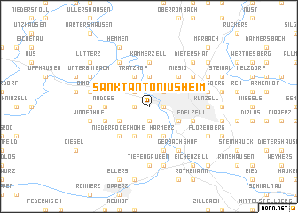 map of Sankt Antoniusheim