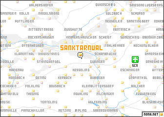 map of Sankt Arnual