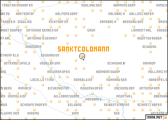 map of Sankt Colomann