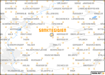 map of Sankt Egidien