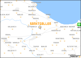 map of Sankt Gallen