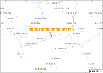 map of Sankt Georgen am Reith