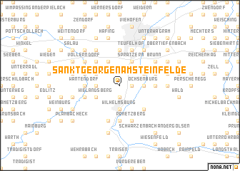 map of Sankt Georgen am Steinfelde