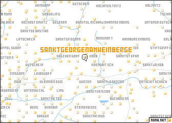 map of Sankt Georgen am Weinberge