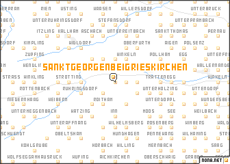 map of Sankt Georgen bei Grieskirchen